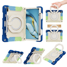 For Huawei Matepad Pro 10.8 Armor Contrast Color Silicone + PC Tablet Case(Colorful Blue) For Huawei Matepad Pro 10.8 Armor Contrast Color Silicone + PC Tablet Case(Colorful Blue)