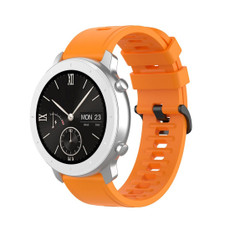 For Amazfit GTR Silicone Smart Watch Watch Band, Size:20mm(Orange) For Amazfit GTR Silicone Smart Watch Watch Band, Size:20mm(Orange)