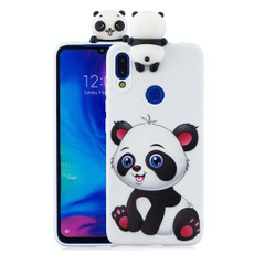 For Xiaomi Redmi Note 7 Shockproof Cartoon TPU Protective Case(Panda)