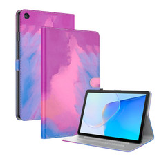 For Huawei MatePad SE Watercolor Pattern Flip Leather Tablet Case(Purple Red) For Huawei MatePad SE Watercolor Pattern Flip Leather Tablet Case(Purple Red)