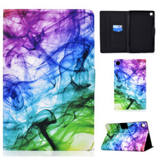 For Huawei MatePad SE Colored Drawing Horizontal Flip Tablet Leather Case(Smoke)