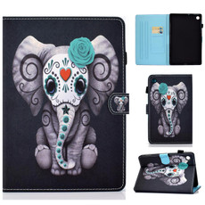 For Huawei MatePad SE Sewing Thread Horizontal Painted Tablet Leather Case(Rose Elephant) For Huawei MatePad SE Sewing Thread Horizontal Painted Tablet Leather Case(Rose Elephant)