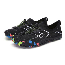 1888 Outdoor Hiking Sports and Anti-skid Wading Shoes, Size:42(Black Silver)