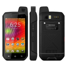 UNIWA B6000 PTT Walkie Talkie Rugged Phone, 2GB+16GB, IP68 Waterproof Dustproof Shockproof, 5000mAh Battery, 4.7 inch Android 9.0 MTK6762 Octa Core up to 2.0GHz, Network: 4G, NFC, OTG (Black)