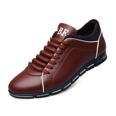 Men Fashion British Style Sports Shoes, Size:42(Brown)
