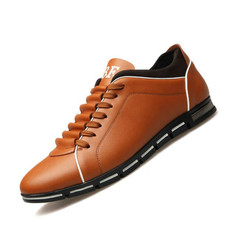 Men Fashion British Style Sports Shoes, Size:38(Yellow)