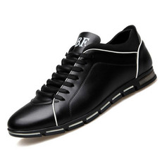 Men Fashion British Style Sports Shoes, Size:38(Black)