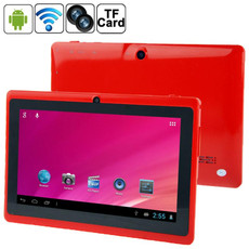 Q88 Tablet PC, 7.0 inch, 1GB+8GB, Android 4.0, 360 Degree Menu Rotate, Allwinner A33 Quad Core up to 1.5GHz, WiFi, Bluetooth(Red)