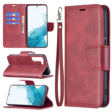 For Samsung Galaxy S22+ 5G Retro Lambskin Texture Pure Color Horizontal Flip Leather Phone Case with Holder & Card Slots & Wallet & Lanyard(Red) For Samsung Galaxy S22+ 5G Retro Lambskin Texture Pure Color Horizontal Flip Leather Phone Case with Holder & Card Slots & Wallet & Lanyard(Red)