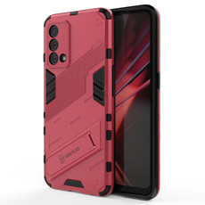 For OPPO K9 Punk Armor 2 in 1 PC + TPU Shockproof Case with Invisible Holder(Light Blue)