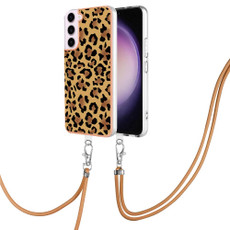 For Samsung Galaxy S23 5G Electroplating Dual-side IMD Phone Case with Lanyard(Leopard Print) For Samsung Galaxy S23 5G Electroplating Dual-side IMD Phone Case with Lanyard(Leopard Print)