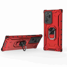 For Samsung Galaxy Note20 Ultra Ice Armor Series Ring Holder Phone Case(White)