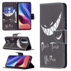 For Xiaomi Mi 11i / Poco F3 / Redmi K40 Colored Drawing Pattern Horizontal Flip Leather Case with Holder & Card Slots & Wallet(Smirk)