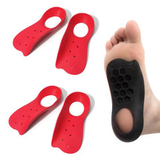 2 Pairs Chalal Bow Support Insole Sports Health XO Correction Insole, Size: L(Red) 2 Pairs Chalal Bow Support Insole Sports Health XO Correction Insole, Size: L(Red)