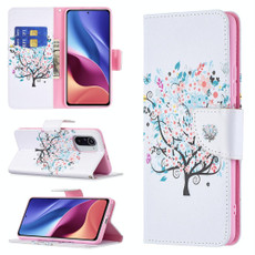 For Xiaomi Mi 11i / Poco F3 / Redmi K40 Colored Drawing Pattern Horizontal Flip Leather Case with Holder & Card Slots & Wallet(Tree)