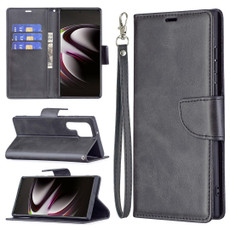 For Samsung Galaxy S22 Ultra 5G Retro Lambskin Texture Pure Color Horizontal Flip Leather Phone Case with Holder & Card Slots & Wallet & Lanyard(Black) For Samsung Galaxy S22 Ultra 5G Retro Lambskin Texture Pure Color Horizontal Flip Leather Phone Case with Holder & Card Slots & Wallet & Lanyard(Black)