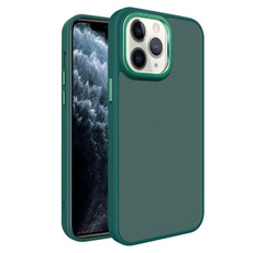 For iPhone 11 Pro Max All-inclusive TPU Edge Acrylic Back Phone Case(Green)