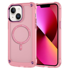 For iPhone 13 Skin Feel TPU + PC MagSafe Magnetic Phone Case(Transparent Pink) For iPhone 13 Skin Feel TPU + PC MagSafe Magnetic Phone Case(Transparent Pink)