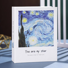 4 PCS Family Large-Capacity Interstitial Album Book Photo Studio Photo Storage Book, Specification: Laminated 6 inch 200 Sheets(Star Moon Night 9) 4 PCS Family Large-Capacity Interstitial Album Book Photo Studio Photo Storage Book, Specification: Laminated 6 inch 200 Sheets(Star Moon Night 9)