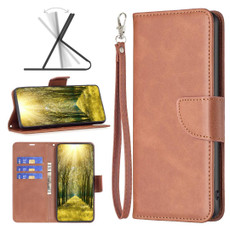For Infinix Hot 11s/Hot 11T Lambskin Texture Leather Phone Case(Brown)