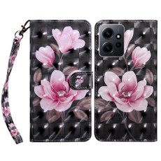 For Xiaomi Redmi Note  12 Pro+ 5G Global 3D Painted Pattern Leather Phone Case(Pink Flower) For Xiaomi Redmi Note  12 Pro+ 5G Global 3D Painted Pattern Leather Phone Case(Pink Flower)