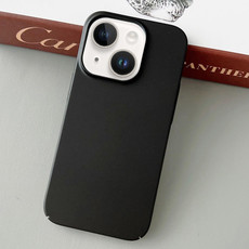 For iPhone 14 Skin Feel All Inclusive PC Phone Case(Black)