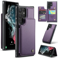 For Samsung Galaxy S22 Ultra 5G CaseMe C22 Card Slots Holder RFID Anti-theft Phone Case(Purple) For Samsung Galaxy S22 Ultra 5G CaseMe C22 Card Slots Holder RFID Anti-theft Phone Case(Purple)