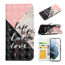 For Samsung Galaxy S22 5G Oil Embossed 3D Drawing Leather Phone Case(Stitching Marble) For Samsung Galaxy S22 5G Oil Embossed 3D Drawing Leather Phone Case(Stitching Marble)