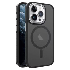 For iPhone 11 Pro Max Two-color Frosted MagSafe Magnetic Phone Case(Black) For iPhone 11 Pro Max Two-color Frosted MagSafe Magnetic Phone Case(Black)