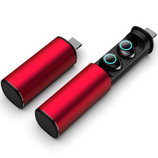 S5 Twins Sports Magnetic Ear-in TWS Bluetooth V5.0 Wireless Earphones(Red)