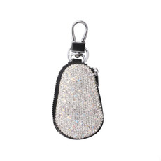 Diamond Car Gourd Key Case Car Key Case(White Diamond)