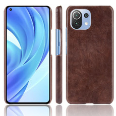 For Xiaomi Mi 11 Lite Shockproof Litchi Texture PC + PU Case(Brown) For Xiaomi Mi 11 Lite Shockproof Litchi Texture PC + PU Case(Brown)