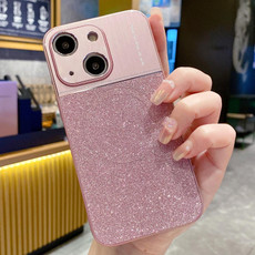 For iPhone 14 Magsafe Magnetic Metallic Glitter Powder Shockproof Phone Case(Pink) For iPhone 14 Magsafe Magnetic Metallic Glitter Powder Shockproof Phone Case(Pink)