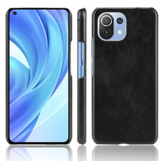 For Xiaomi Mi 11 Lite Shockproof Litchi Texture PC + PU Case(Black) For Xiaomi Mi 11 Lite Shockproof Litchi Texture PC + PU Case(Black)