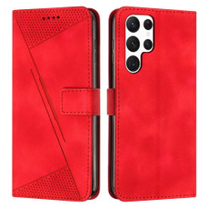 For Samsung Galaxy S22 Ultra 5G Dream Triangle Leather Phone Case with Lanyard(Red) For Samsung Galaxy S22 Ultra 5G Dream Triangle Leather Phone Case with Lanyard(Red)