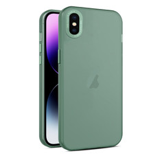 For iPhone XS / X Frosted Translucent Mist Phone Case(Green) For iPhone XS / X Frosted Translucent Mist Phone Case(Green)