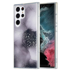 For Samsung Galaxy S22 Ultra 5G Dual-side IMD Marble Phone Case(Black) For Samsung Galaxy S22 Ultra 5G Dual-side IMD Marble Phone Case(Black)