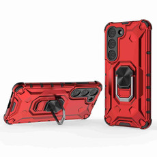 For Samsung Galaxy S23 5G Ice Armor Series Ring Holder Phone Case(White)