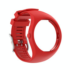 For POLAR M200 Texture Silicone Watch Band, One Size(Red)