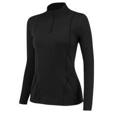 Plus Velvet Long-sleeved Yoga Sportswear for Women (Color:Black Orange Red Size:M)