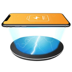 964 10W Lightweight Portable Smart Wireless Charger(Black)