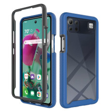 For LG K92 5G Starry Sky Solid Color Series Shockproof PC + TPU Protective Case(Royal Blue)