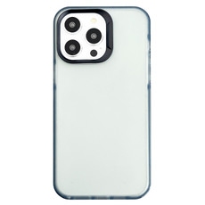 For iPhone 13 Pro Max 2 in 1 Frosted TPU Phone Case(Transparent Black) For iPhone 13 Pro Max 2 in 1 Frosted TPU Phone Case(Transparent Black)