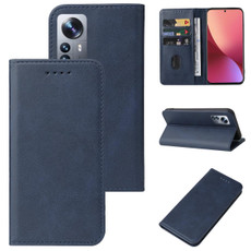 For Xiaomi 12 Pro Magnetic Closure Leather Phone Case(Blue)