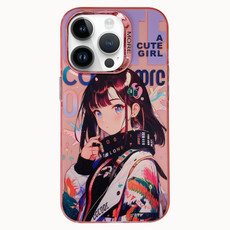 For iPhone 13 Pro Max Chinese Ancient Style Electroplated Lens Ring PC Hybrid TPU Phone Case(Black Style Girl) For iPhone 13 Pro Max Chinese Ancient Style Electroplated Lens Ring PC Hybrid TPU Phone Case(Black Style Girl)