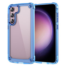 For Samsung Galaxy S22 5G Skin Feel TPU + PC Phone Case(Transparent Blue)