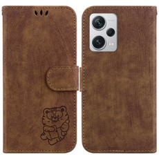 For Redmi Note 12 Pro+ Global Little Tiger Embossed Leather Phone Case(Brown) For Redmi Note 12 Pro+ Global Little Tiger Embossed Leather Phone Case(Brown)