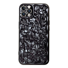 For iPhone 11 Pro Max Electroplated 3D Stone Texture TPU Phone Case(Black) For iPhone 11 Pro Max Electroplated 3D Stone Texture TPU Phone Case(Black)