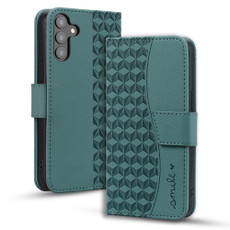 For Samsung Galaxy A34 5G Business Diamond Buckle Leather Phone Case with Lanyard(Green) For Samsung Galaxy A34 5G Business Diamond Buckle Leather Phone Case with Lanyard(Green)