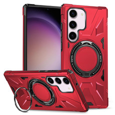 For Samsung Galaxy S23+ 5G MagSafe Magnetic Shockproof Phone Case with Ring Holder(Red) For Samsung Galaxy S23+ 5G MagSafe Magnetic Shockproof Phone Case with Ring Holder(Red)